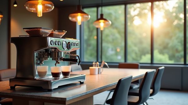 L'élégance au bureau : la machine café qui fait la différence